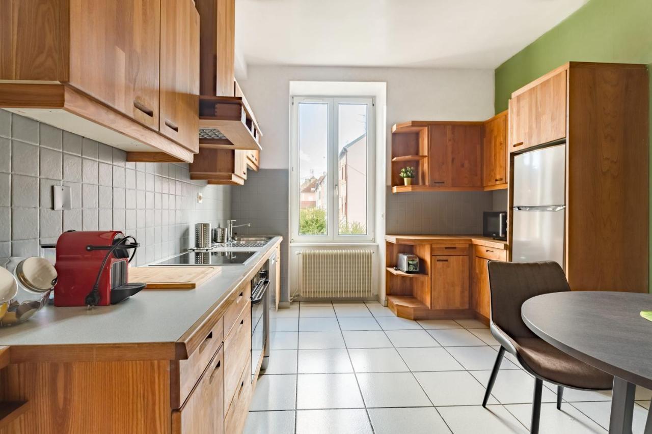 Travel Homes - The Wooden, Spacieux & Bon Quartier Mulhouse Exterior foto